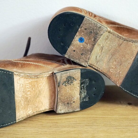 Bed Stu Galao TAN DIP DYE TREMOLO WASH Casual Dress Laced Shoes US 12 main image 13